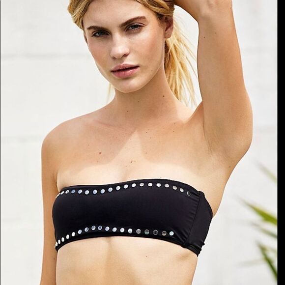 New Free People Dolce Vita Studded Bikini Top XL - Picture 1 of 3